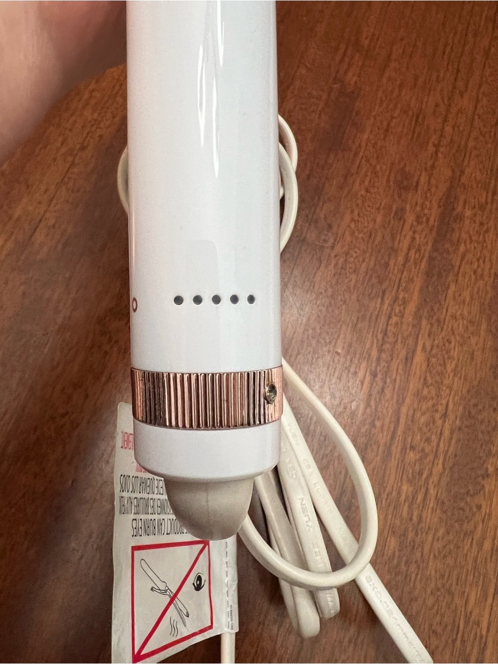 T3 White and Rose Gold Curling Iron - Picture 10 of 16
